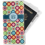Retro Circles Travel Document Holder
