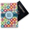 Retro Circles Vinyl Passport Holder (Personalized)