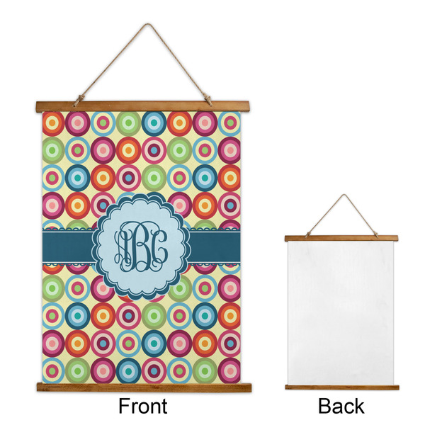 Retro Circles Wall Hanging Tapestry - Portrait - APPROVAL