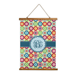 Retro Circles Wall Hanging Tapestry - Tall (Personalized)