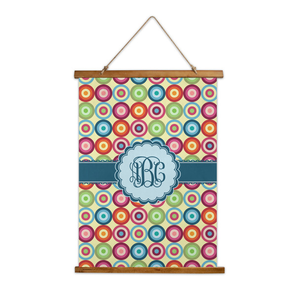 Custom Retro Circles Wall Hanging Tapestry (Personalized)
