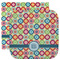 Retro Circles Facecloth / Wash Cloth (Personalized)