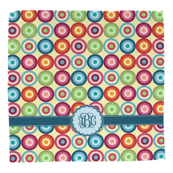 Retro Circles Washcloth - Front - No Soap