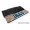 Retro Circles Keyboard Wrist Rest (Personalized)