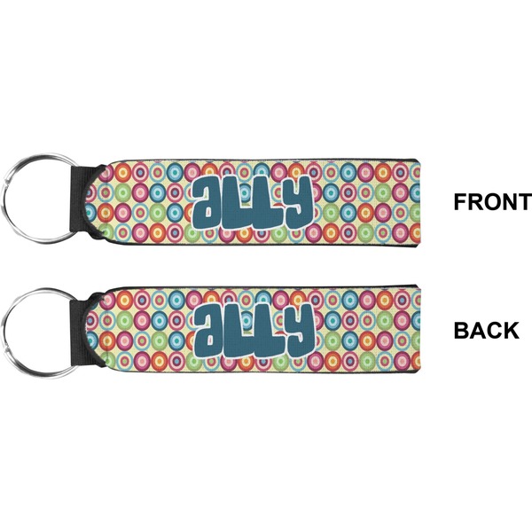 Retro Circles Wristlet (Front + Back)