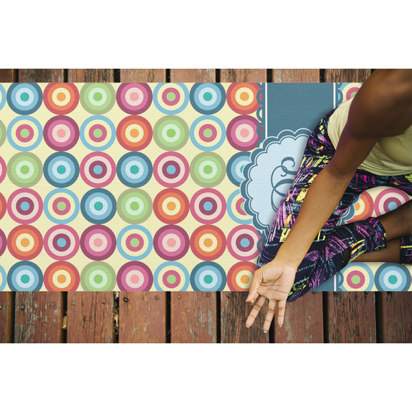 Retro Circles Yoga Mats - LIFESTYLE