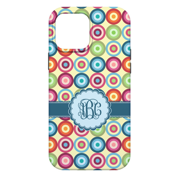 Retro Circles iPhone 13 Pro Max Tough Case - Back