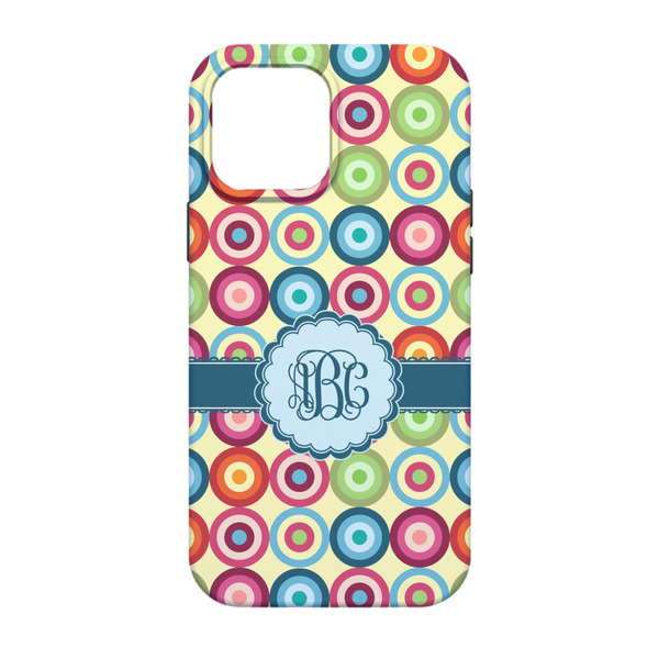 Retro Circles iPhone 13 Tough Case - Back
