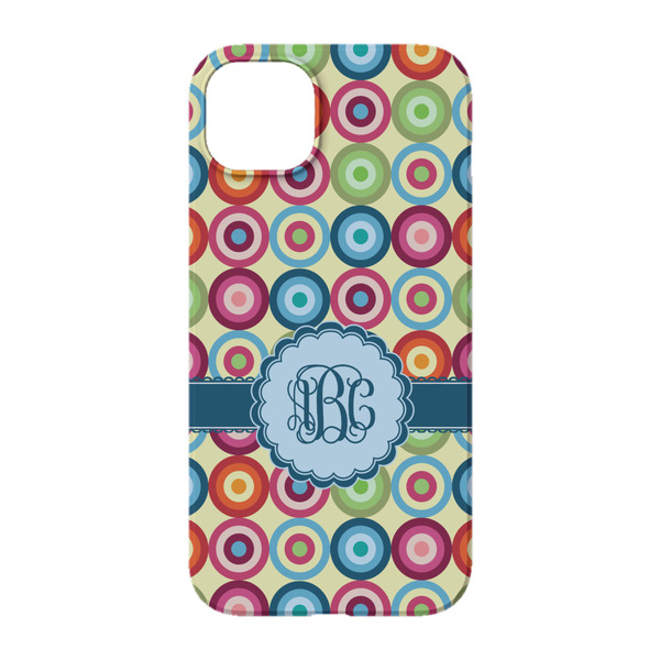 Retro Circles iPhone 14 Pro Case - Back