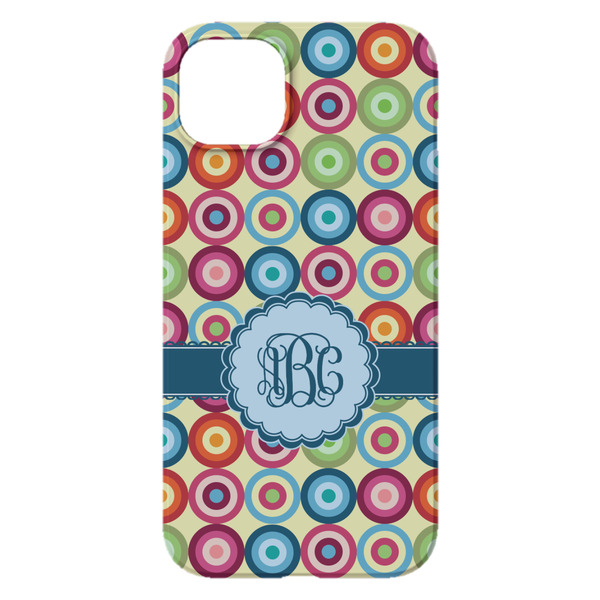Retro Circles iPhone 14 Pro Max Case - Back