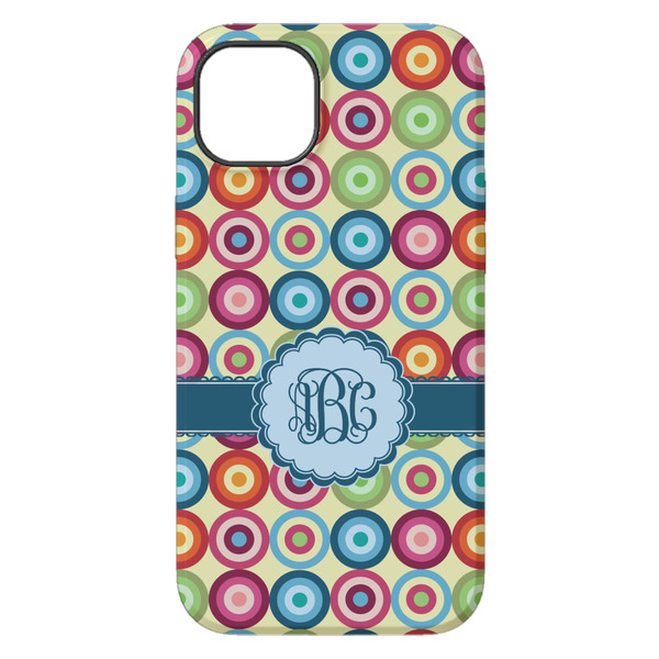 Retro Circles iPhone 14 Pro Max Tough Case - Back