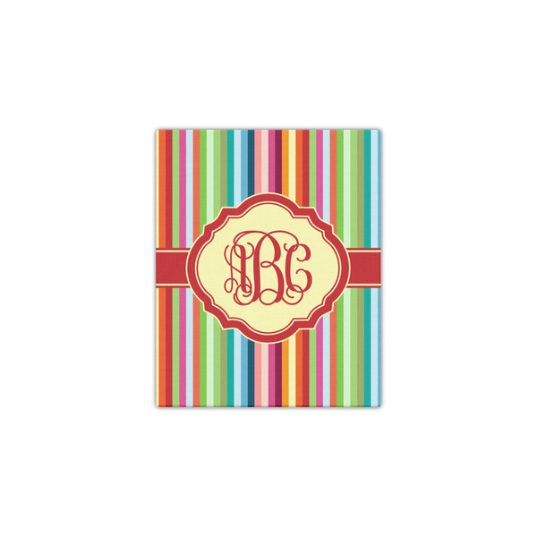 Retro Vertical Stripes 11x14 - Canvas Print - Front View