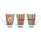 Retro Vertical Stripes 12 Oz Latte Mug - Approval