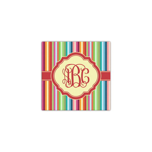 Retro Vertical Stripes 12x12 - Canvas Print - Front View