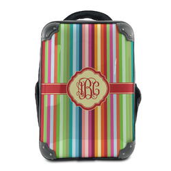 Retro Vertical Stripes 15" Hard Shell Backpack (Personalized)