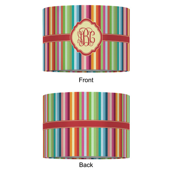 Retro Vertical Stripes 16" Drum Lampshade - APPROVAL (Fabric)