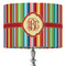 Retro Vertical Stripes 16" Drum Lamp Shade - Fabric (Personalized)