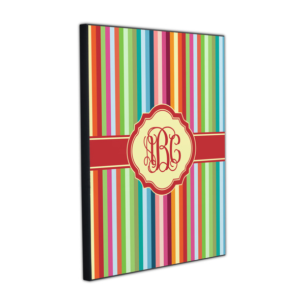 Custom Retro Vertical Stripes Wood Prints (Personalized)