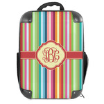 Retro Vertical Stripes Hard Shell Backpack (Personalized)