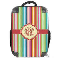 Retro Vertical Stripes 18" Hard Shell Backpack (Personalized)