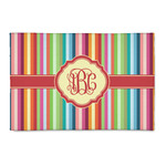 Retro Vertical Stripes 2' x 3' Indoor Area Rug (Personalized)