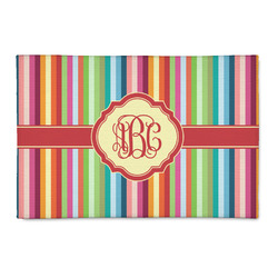 Retro Vertical Stripes 2' x 3' Indoor Area Rug (Personalized)