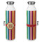 Retro Vertical Stripes 20oz Water Bottles - Full Print - Approval