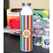 Retro Vertical Stripes 20oz Water Bottles - Full Print - In Context