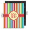 Retro Vertical Stripes 20x24 Wood Print - Front & Back View
