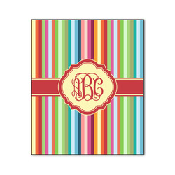 Retro Vertical Stripes Wood Print - 20x24 (Personalized)