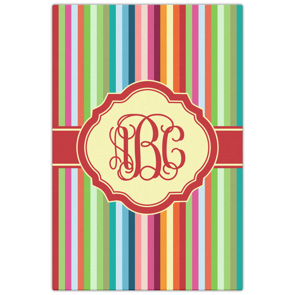 Retro Vertical Stripes 20x30 - Canvas Print - Front View