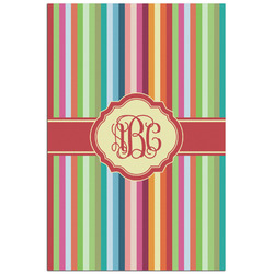 Retro Vertical Stripes Poster - Matte - 24x36 (Personalized)
