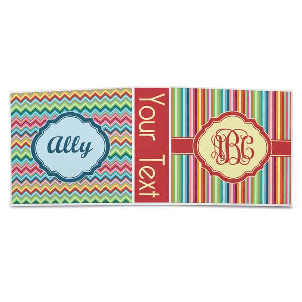 Retro Vertical Stripes 3-Ring Binder Approval- 3in