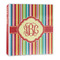 Retro Vertical Stripes 3-Ring Binder - 1 inch (Personalized)