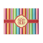 Retro Vertical Stripes Area Rug (Personalized)