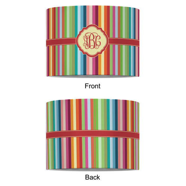 Retro Vertical Stripes 8" Drum Lampshade - APPROVAL (Fabric)