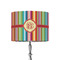 Retro Vertical Stripes 8" Drum Lamp Shade - Fabric (Personalized)