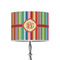 Retro Vertical Stripes 8" Drum Lamp Shade - Poly-film (Personalized)