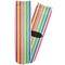 Retro Vertical Stripes Adult Crew Socks