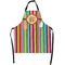 Retro Vertical Stripes Apron - Flat with Props (MAIN)