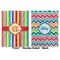 Retro Vertical Stripes Baby Blanket (Double Sided - Printed Front and Back)