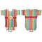 Retro Vertical Stripes Baby Bodysuit Approval