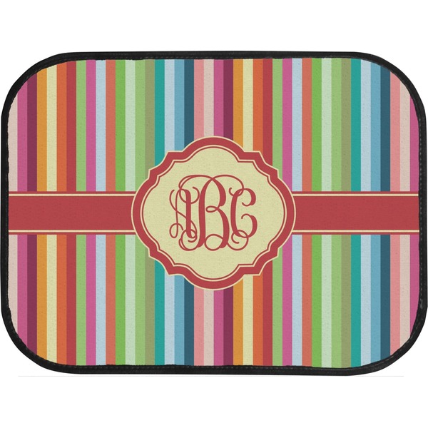 Retro Vertical Stripes Back Seat Car Mat