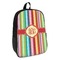 Retro Vertical Stripes Kids Backpack (Personalized)