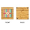 Retro Vertical Stripes Bamboo Trivet with 6" Tile - APPROVAL