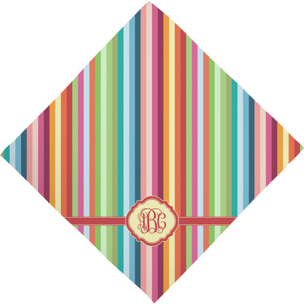Retro Vertical Stripes Bandana - Full View