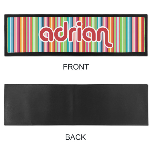 Retro Vertical Stripes Bar Mat - Large - APPROVAL