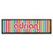 Retro Vertical Stripes Bar Mat - Large (Personalized)