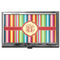 Retro Vertical Stripes Business Card Case