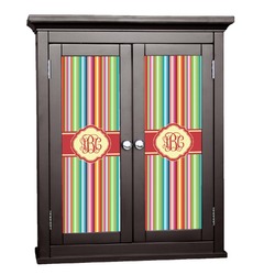 Retro Vertical Stripes Cabinet Decal - Custom Size (Personalized)